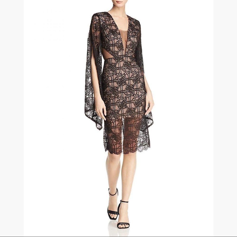 NWT BRONX AND BANCO Natasha Illusion Lace Dress 6M